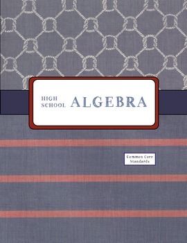 Preview of Teacher Binder for Algebra 1