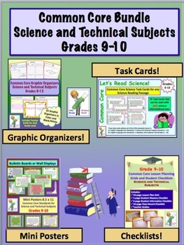 Preview of Common Core Bundle Grades 9 and 10 Science and Technical Subjects
