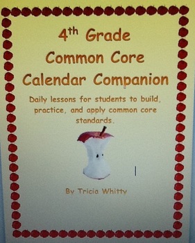 Preview of Common Core Calendar Companion