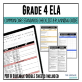 Grade 4 ELA Common Core Checklist | DIGITAL