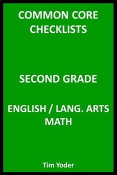 Preview of Common Core Checklists – Second Grade English/Language Arts and Math