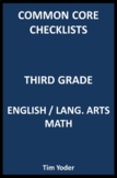 Common Core Checklists – Third Grade English/Language Arts