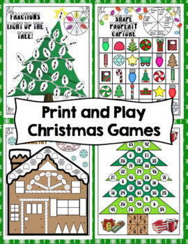 4th Grade Christmas Math - 4th Grade Christmas Math Games and Centers