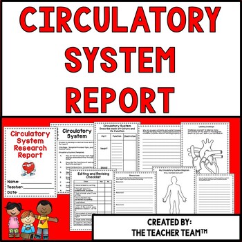 Preview of Circulatory System | Human Body Systems | Research Report