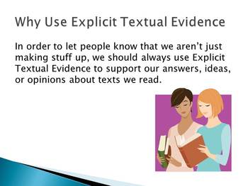 Preview of Common Core: Citing Textual Evidence (PowerPoint)