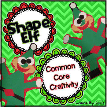 Preview of Common Core Craftivity ~ Shape Elf