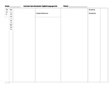 Common Core Curriculum pacing guide (Blank)