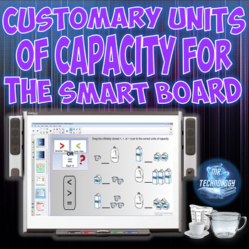 Preview of Common Core Customary Units of Capacity for the SMART Board