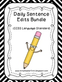 First Grade Sentence Editing Bundle