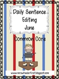 First Grade Sentence Editing: June