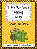 First Grade Sentence Editing: May