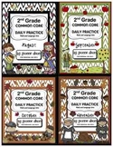 Common Core Daily Practice Worksheets for Second Grade (Fa