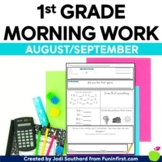 1st Grade Morning Work for August and September