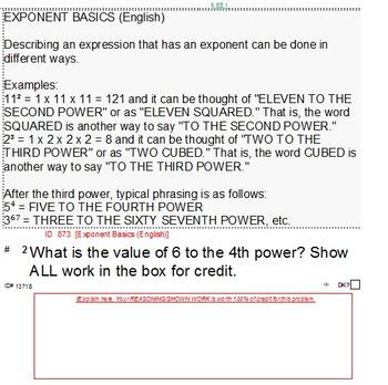 Preview of Domain EE (Grades 6-8) Summary & 6 Worksheets