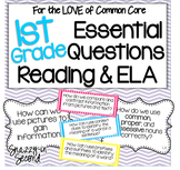 Essential Questions for 1st Grade Reading & ELA {Common Core}