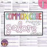 Common Core ELA Galore {1st grade checklist}