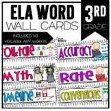 3rd Grade ELA Word Wall - Vocabulary Cards