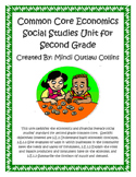 Common Core Economics Social Studies' Unit for Second Grade