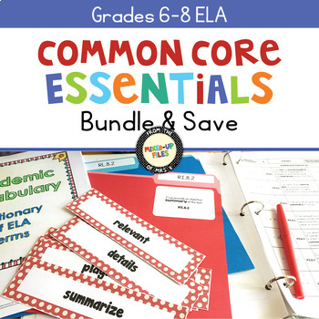 Preview of Common Core Essentials ELA Bundle 6 - 8