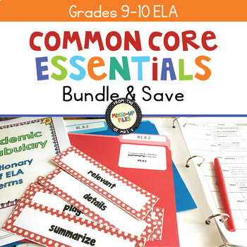 Preview of Common Core Essentials Bundle ELA 9 - 10