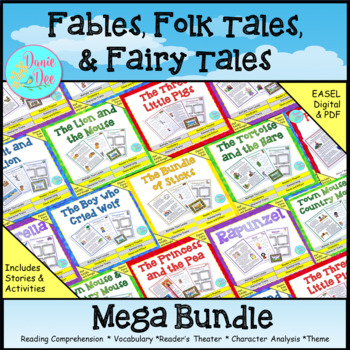 Preview of Fairy Tales, Fables, and Folk Tales Reading Comprehension with Passages