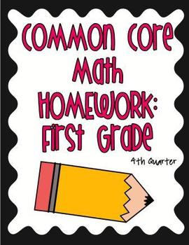 Common Core First Grade Math Homework 4th Quarter by Second Grade ...