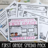 Spring Sub Plans Packet for First Grade