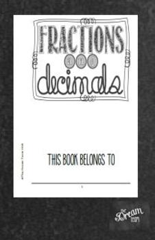 Preview of Common Core Fraction & Decimal Booklet
