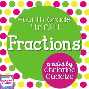 Preview of Fourth Grade Fractions Bundle