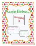 Common Core Fractions: Fraction Elimination Game - great f