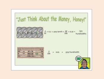 Preview of Common Core Fractions and Decimals Made Easy BUNDLE (tenths and hundredths)