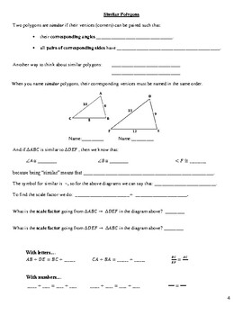 similarity criteria common core geometry homework answers