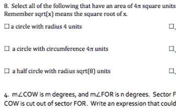 Preview of Common Core Geometry Practice (Area & Perimeter G.GMD.1, G.MG.1, & G.MG.2)