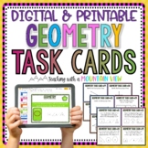 Geometry Task Cards | Digital and Printable