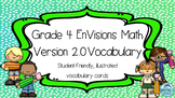 Grade 4 Math Vocabulary Word Wall EnVisions Math Inspired