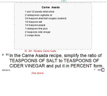 Preview of Grade 6 Common Core Summary & 10 Sample "FINALS" (2 for each domain)