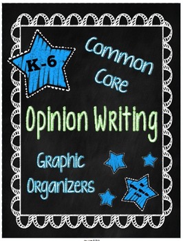 Preview of Opinion Writing Graphic Organizers for Common Core {Grades K-6} OREO