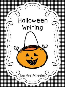 Preview of First Grade Halloween Writing