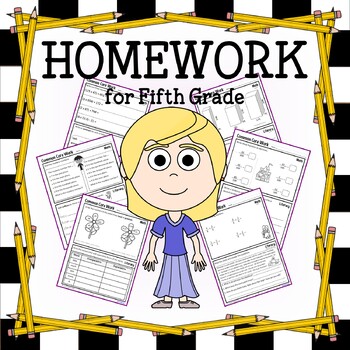 1 8 homework 5th grade