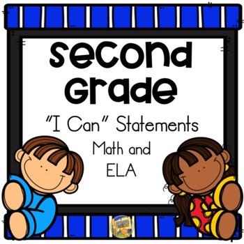 Preview of I Can Statements - 2nd Grade - Second Grade - COMMON CORE!