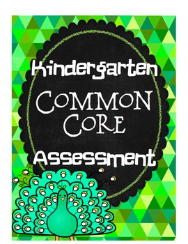 Preview of Common Core Kindergarten Assessment ~ Kinder ELA Test