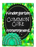 Common Core Kindergarten Assessment ~ Kinder ELA Test