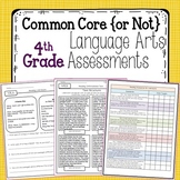 4th Grade Language Arts Assessments {Common Core & NOT Common Core}