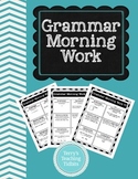 Grammar Morning Work *upper elementary*