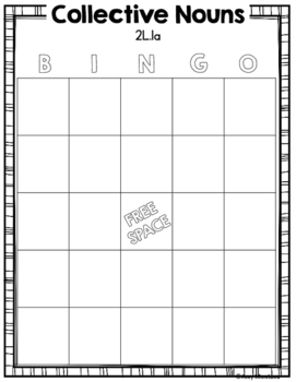 Common Core Language Bingo for 2nd Grade by Amy Montana | TpT