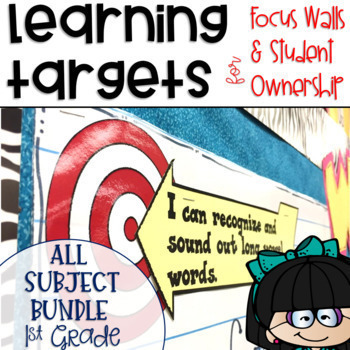 Preview of Common Core Learning Target All Subject BUNDLE 1st grade