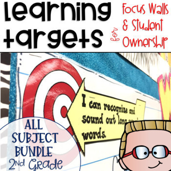 Preview of Common Core Learning Target All Subject BUNDLE 2nd grade