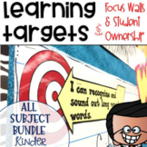 Common Core Learning Target All Subject BUNDLE Kindergarten