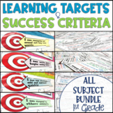 Common Core Learning Target and Success Criteria MEGA BUNDLE 1st Grade