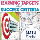 Common Core Learning Target and Success Criteria BUNDLE fo